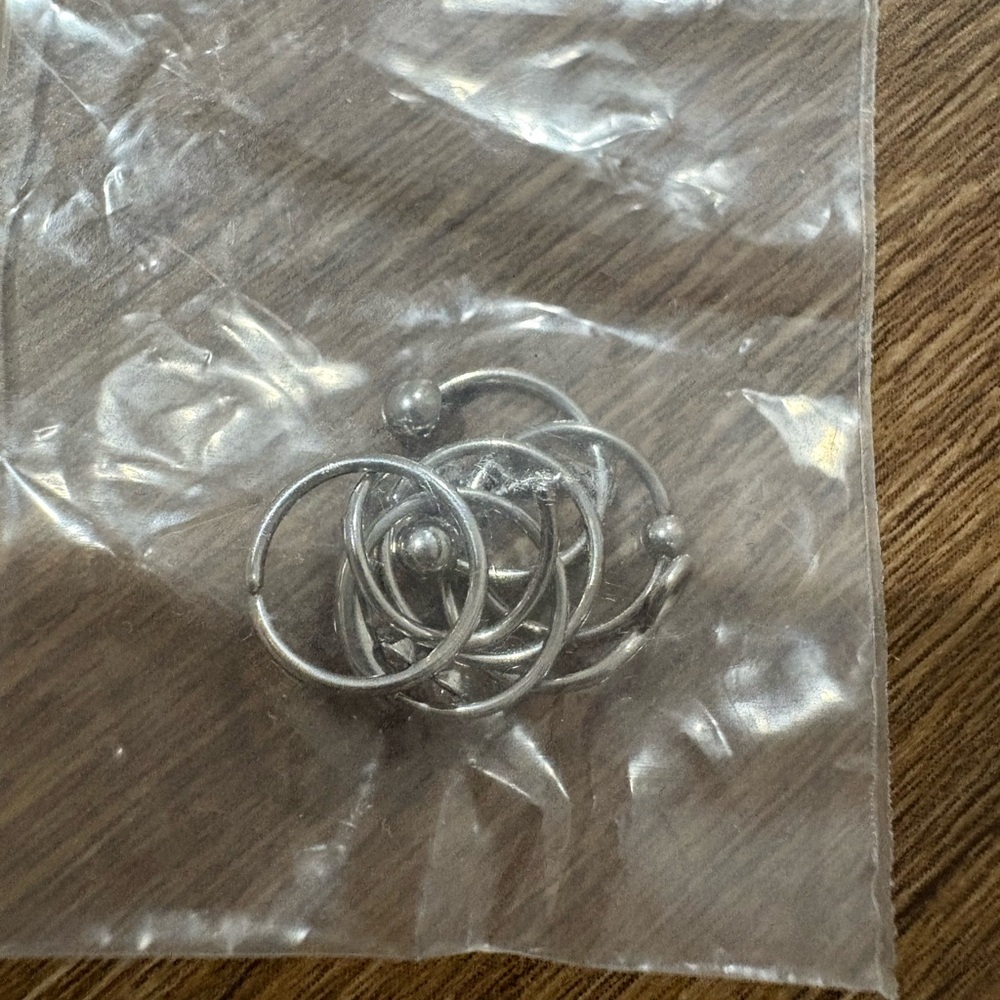 Silver Hoop Earrings